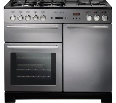 Rangemaster Platinum 100DFFSS/C Dual Fuel Range Cooker - Stainless Steel & Chrome Rangemaster Platinum 100DFFSS/C Dual Fuel Range Cooker - Stainless Steel & Chrome